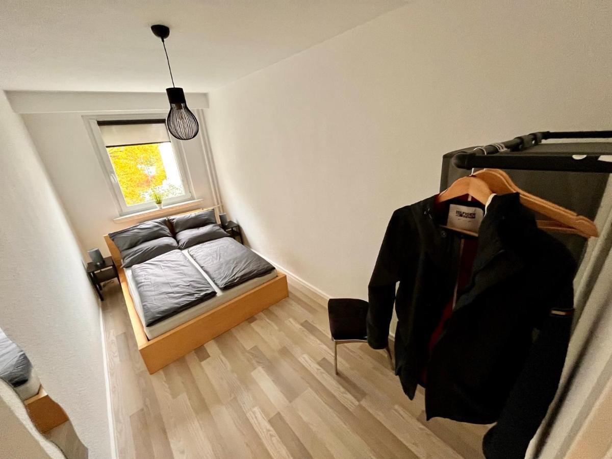 Kmhosting Zentrum Modern Appartement - Kingsize Boxspringbett 켐니츠 외부 사진
