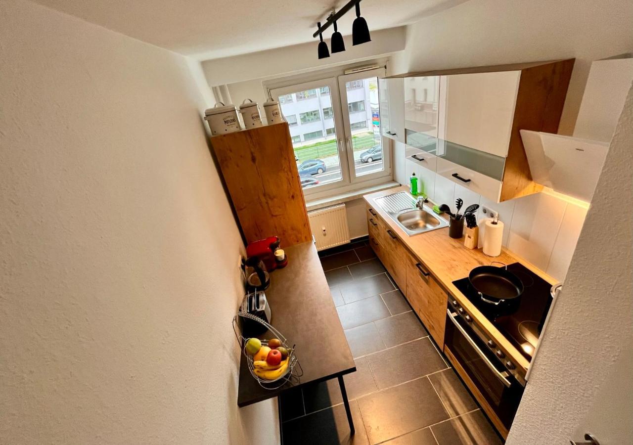 Kmhosting Zentrum Modern Appartement - Kingsize Boxspringbett 켐니츠 외부 사진