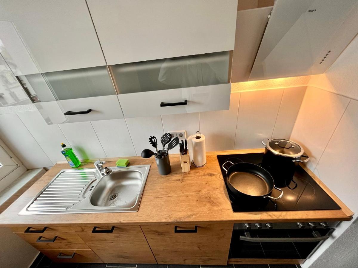 Kmhosting Zentrum Modern Appartement - Kingsize Boxspringbett 켐니츠 외부 사진