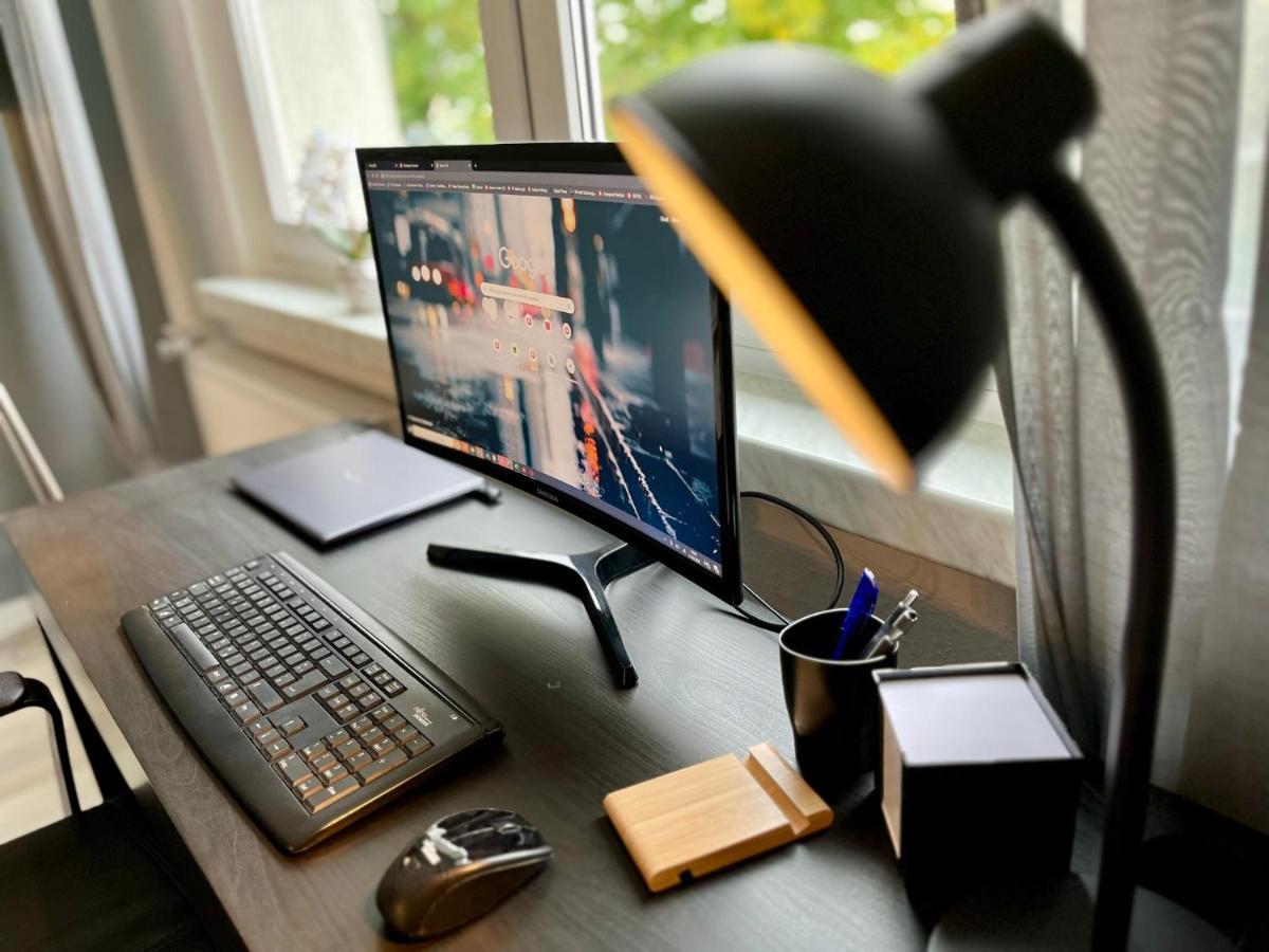 Kmhosting Zentrum Modern Appartement - Kingsize Boxspringbett 켐니츠 외부 사진